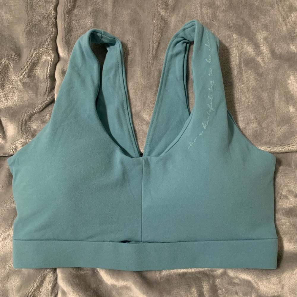 Whitney Simmons x Gymshark V1 bra sage green
